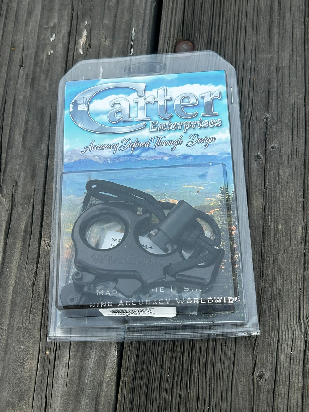 Carter Wise Choice 24 thumb release, Black, in retail packaging