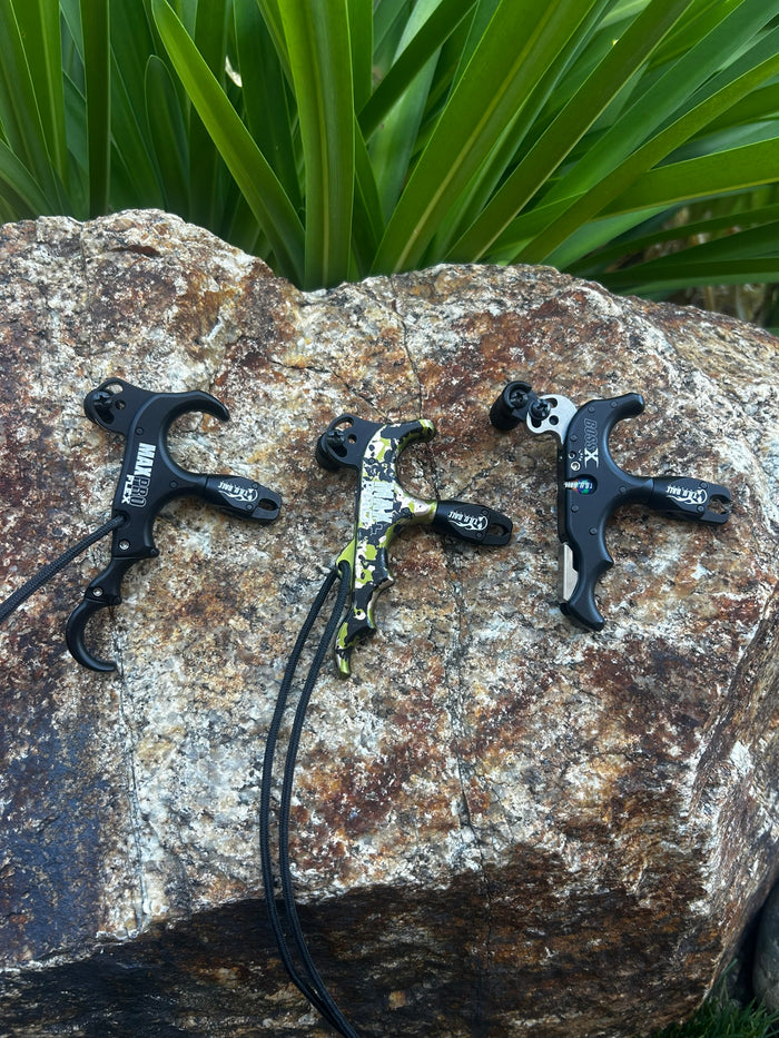 AOT magnetic release holders with TRU-Ball Max Pro Flex Thumb, Max Pro+ and Boss X releases