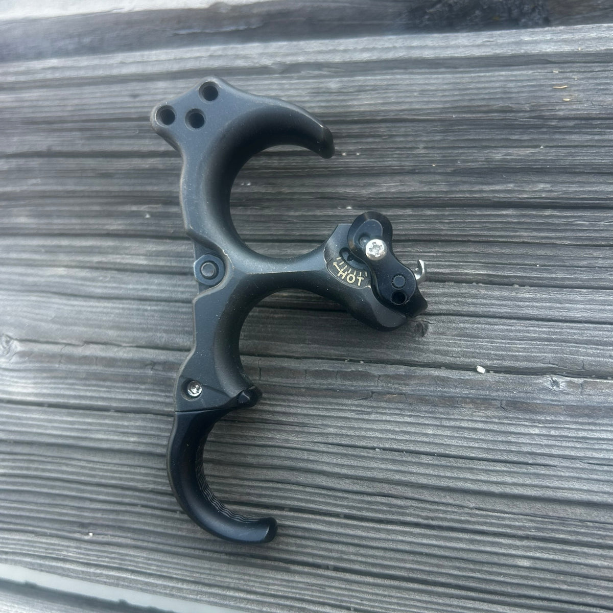 TRU-Ball HBC Claw Flex Brass back tension release, Black Tungsten