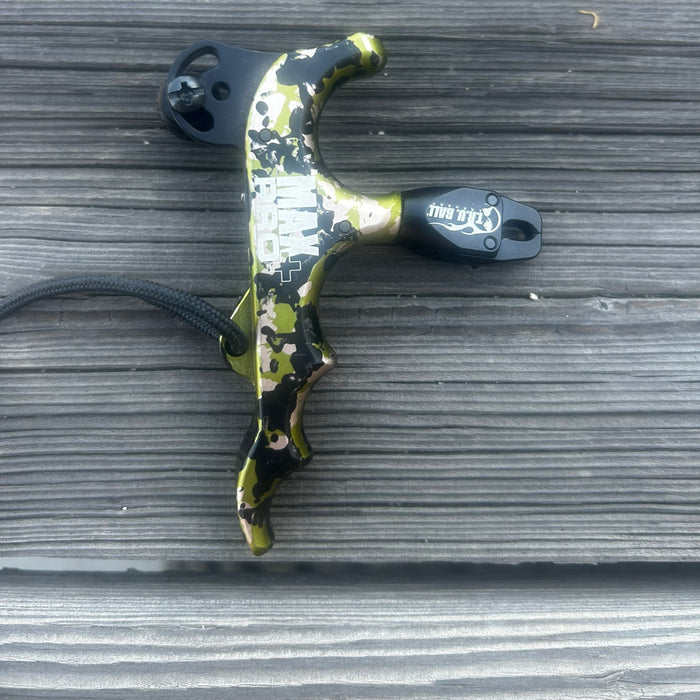 TRU-Ball Max Pro+ 4 finger thumb release, Camo, with lanyard