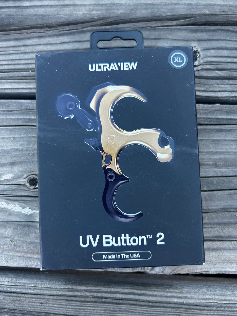 UltraView UV Button 2 Heavy Metal thumb release in retail box