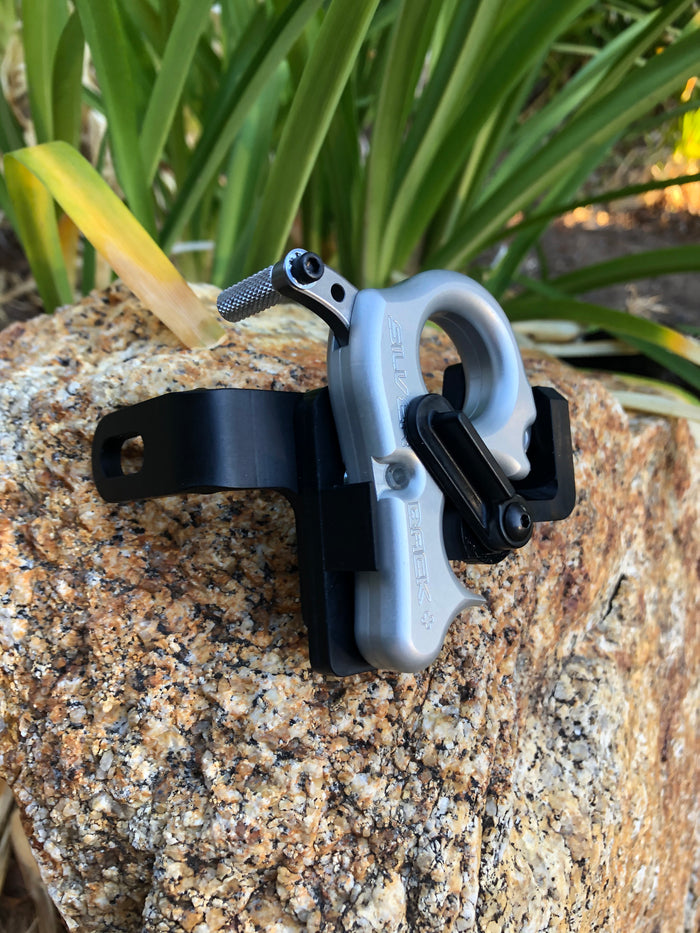AOT magnetic release holder for the Nock On Silverback thumb release, right hand